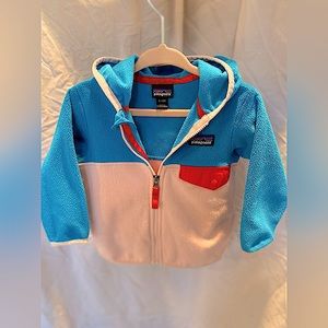 Patagonia 6-12 month VERY GOOD CONDITION fleece zip coat.